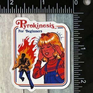 🌀10/$10🌀 60s 70s Retro Horror Dark Humor Reusable Waterproof Vinyl Sticker